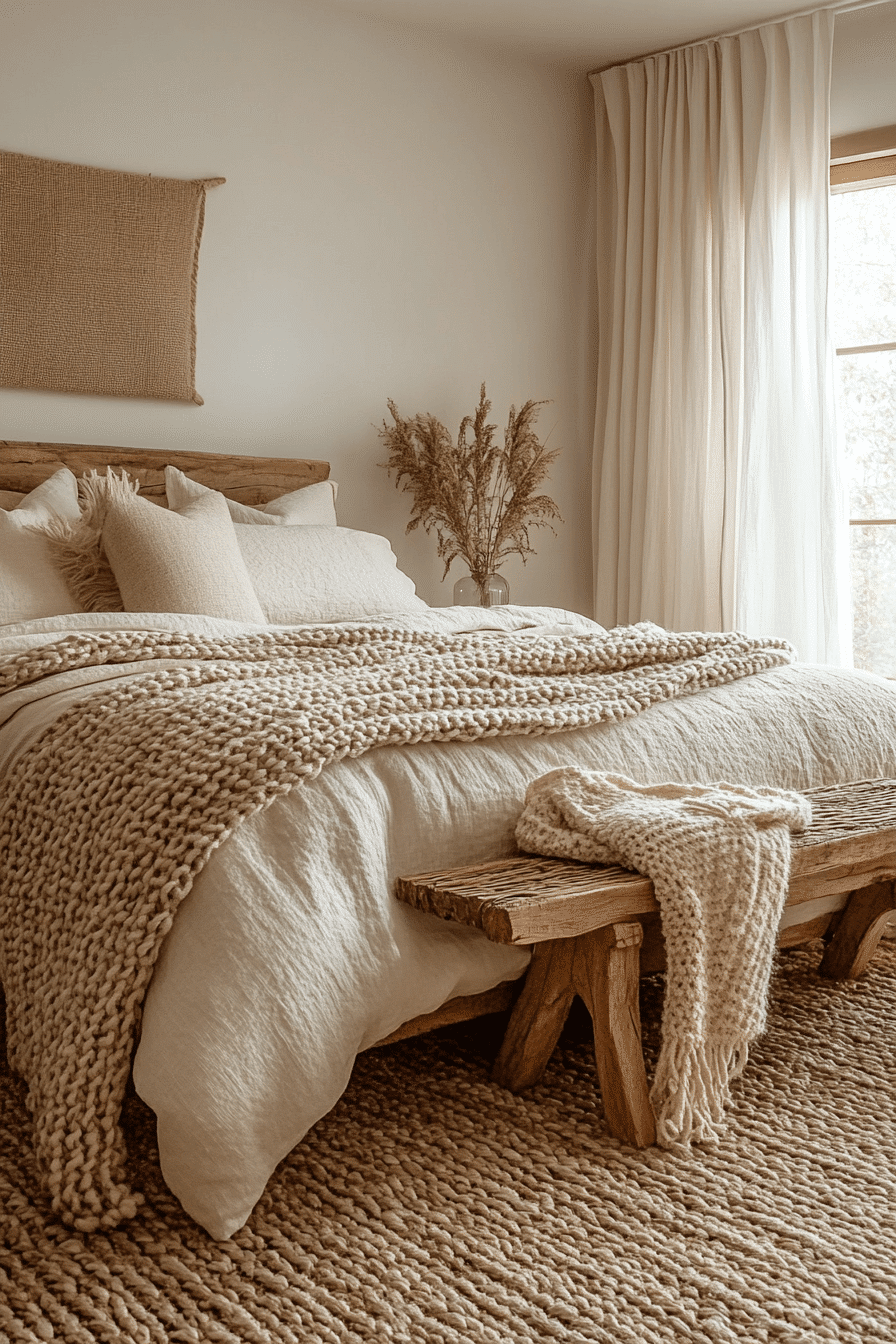cozy earthy bedroom