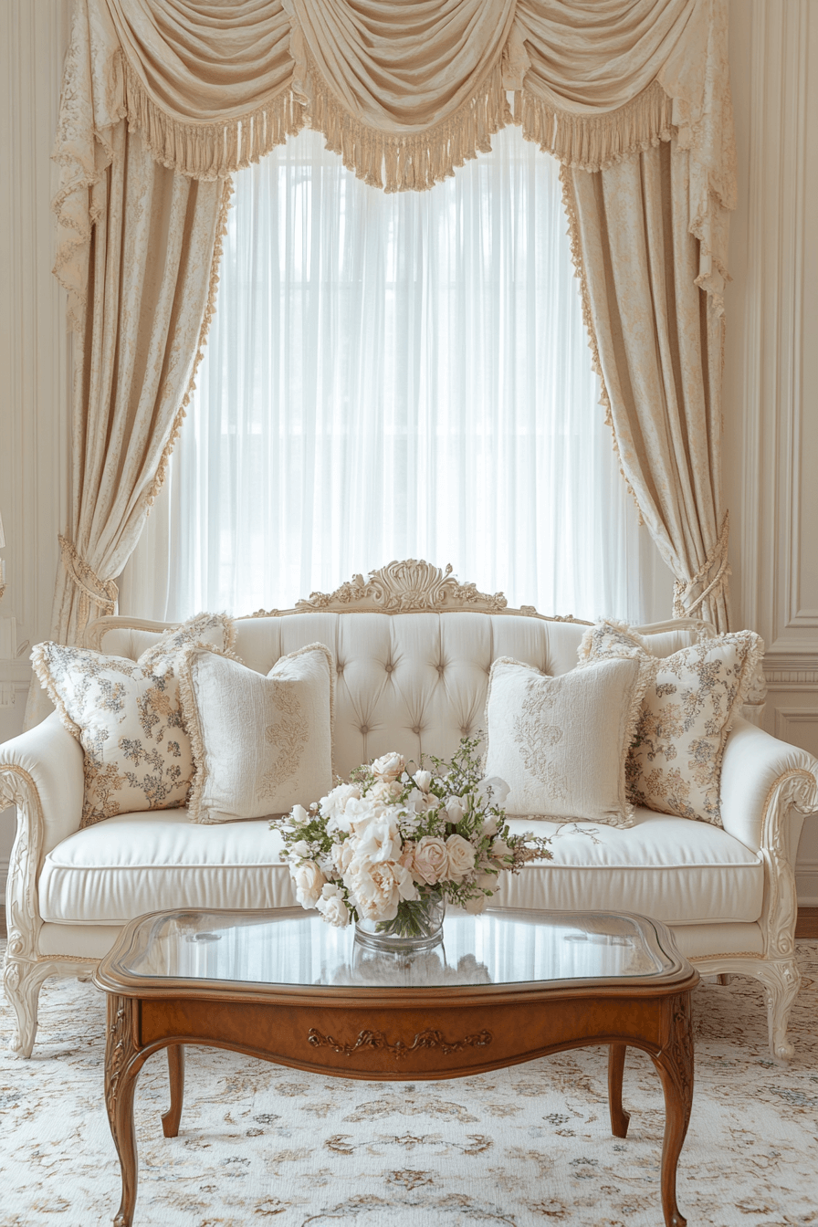 cream couch living room