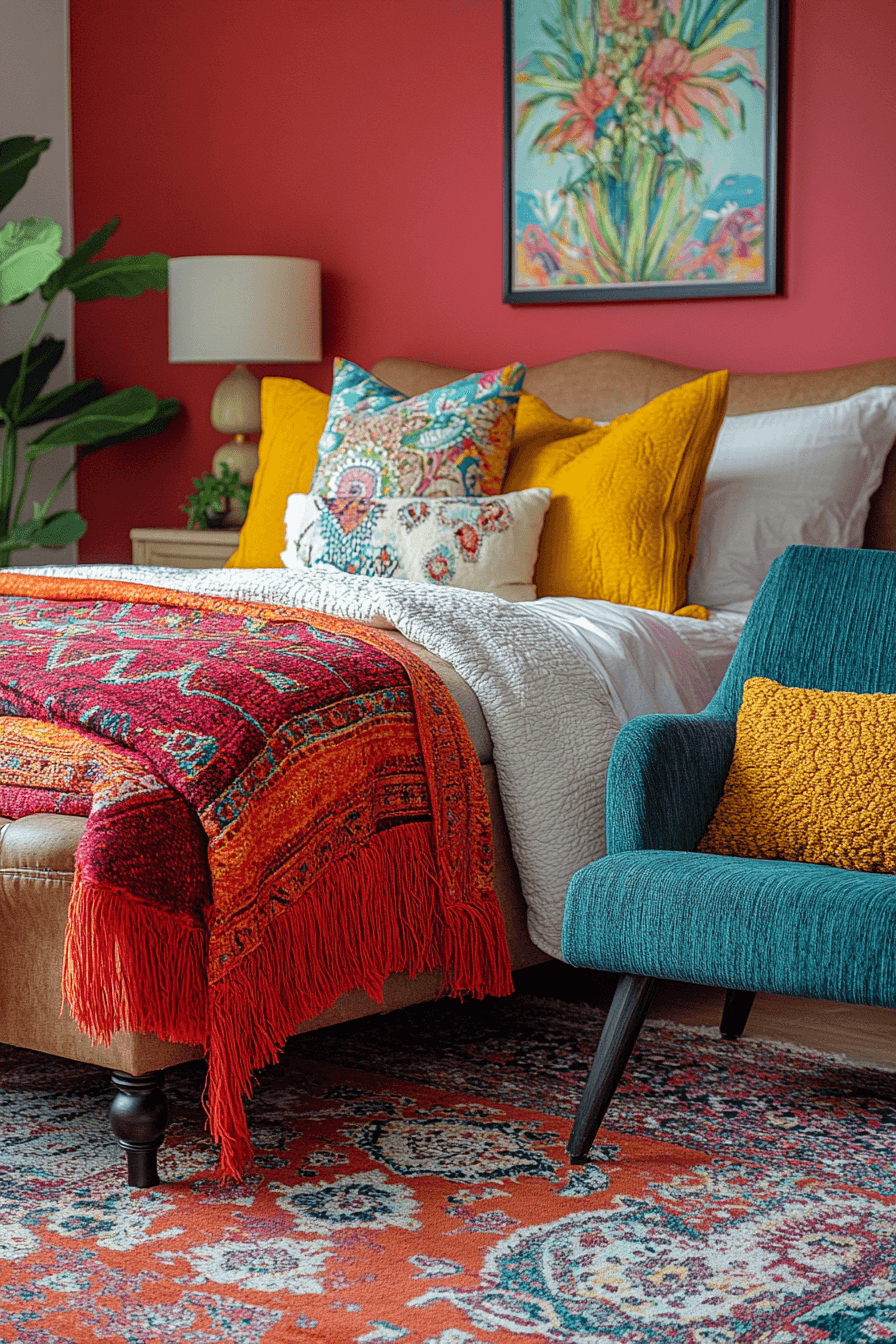 chambre boho chic