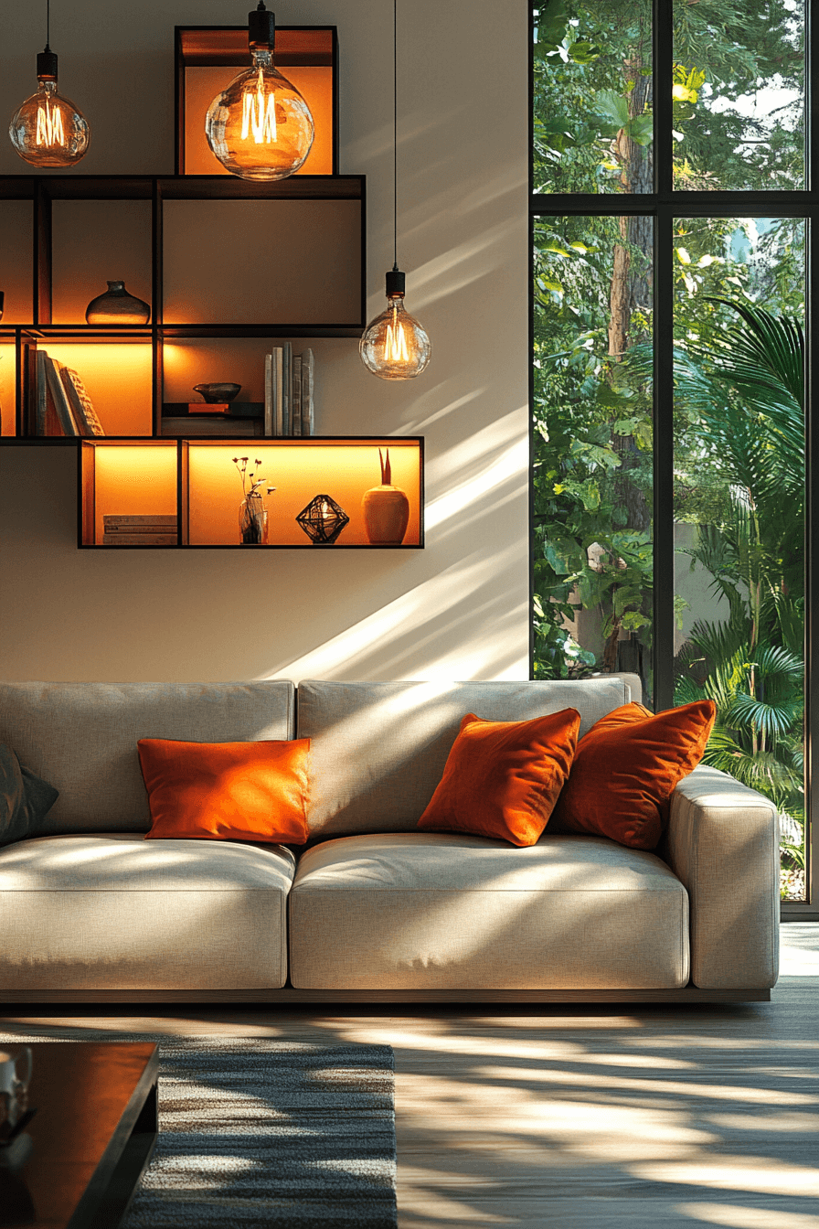 beige couch living room