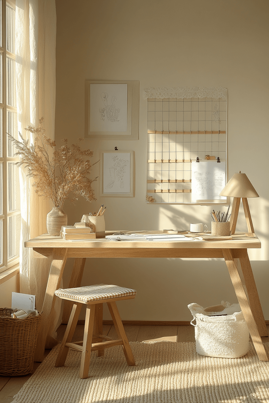cottagecore office