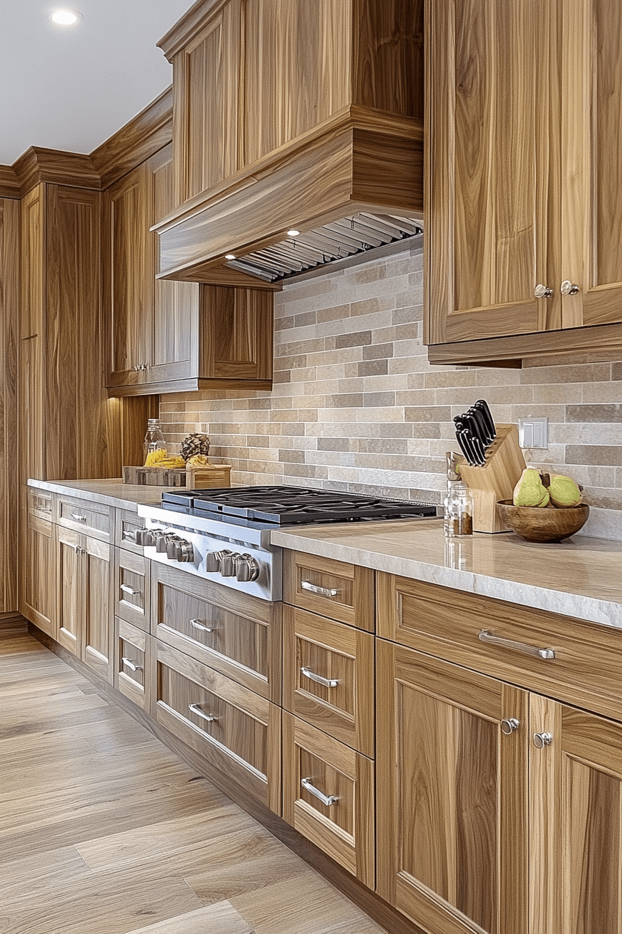 Light Brown Kitchen Cabinets
