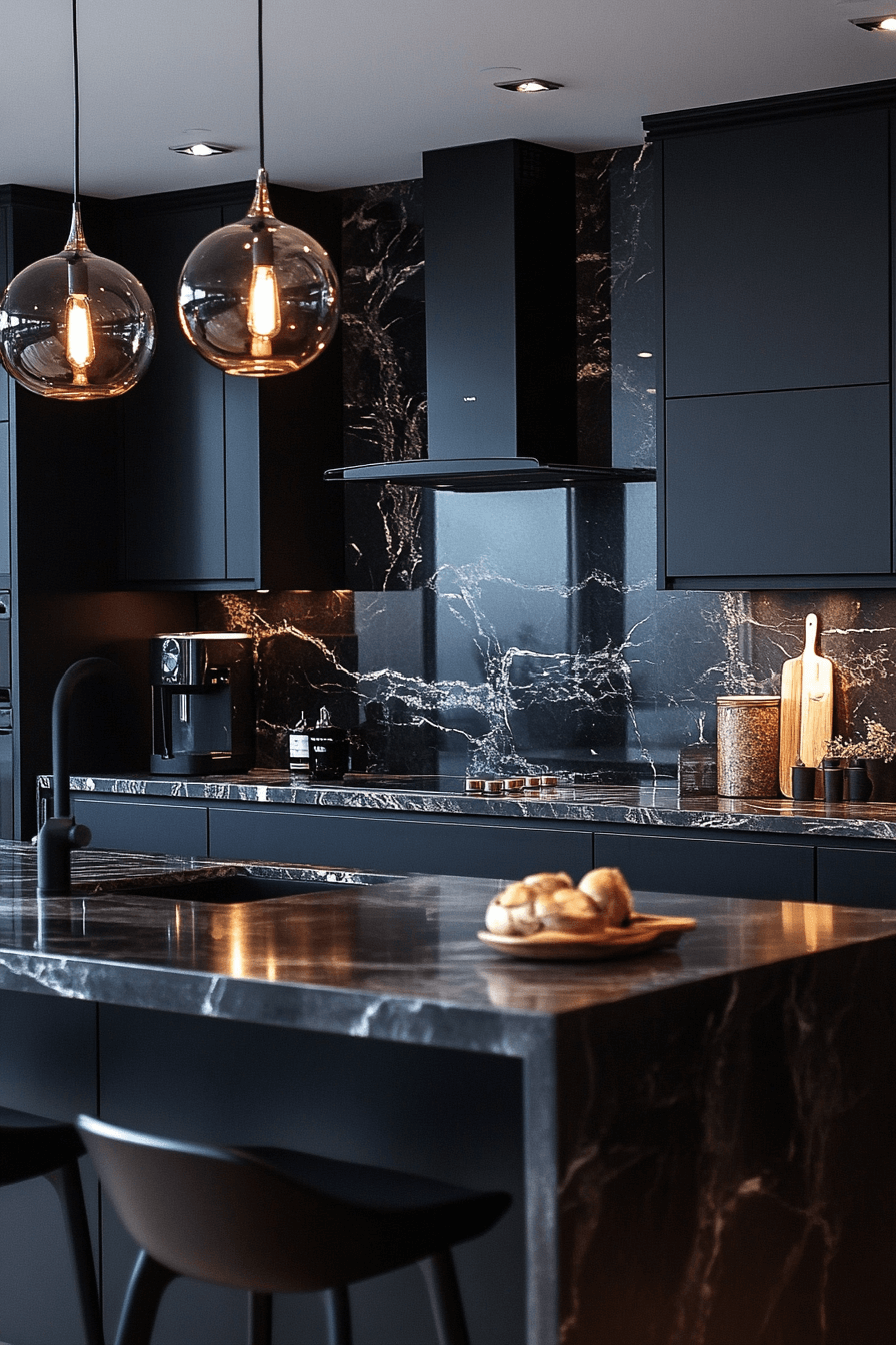 high gloss kitchen cabinets