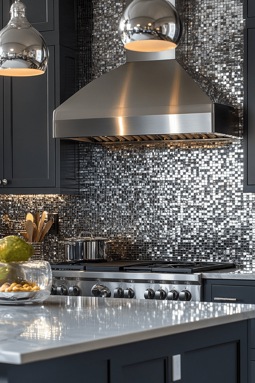 mosaic backsplash kitchen