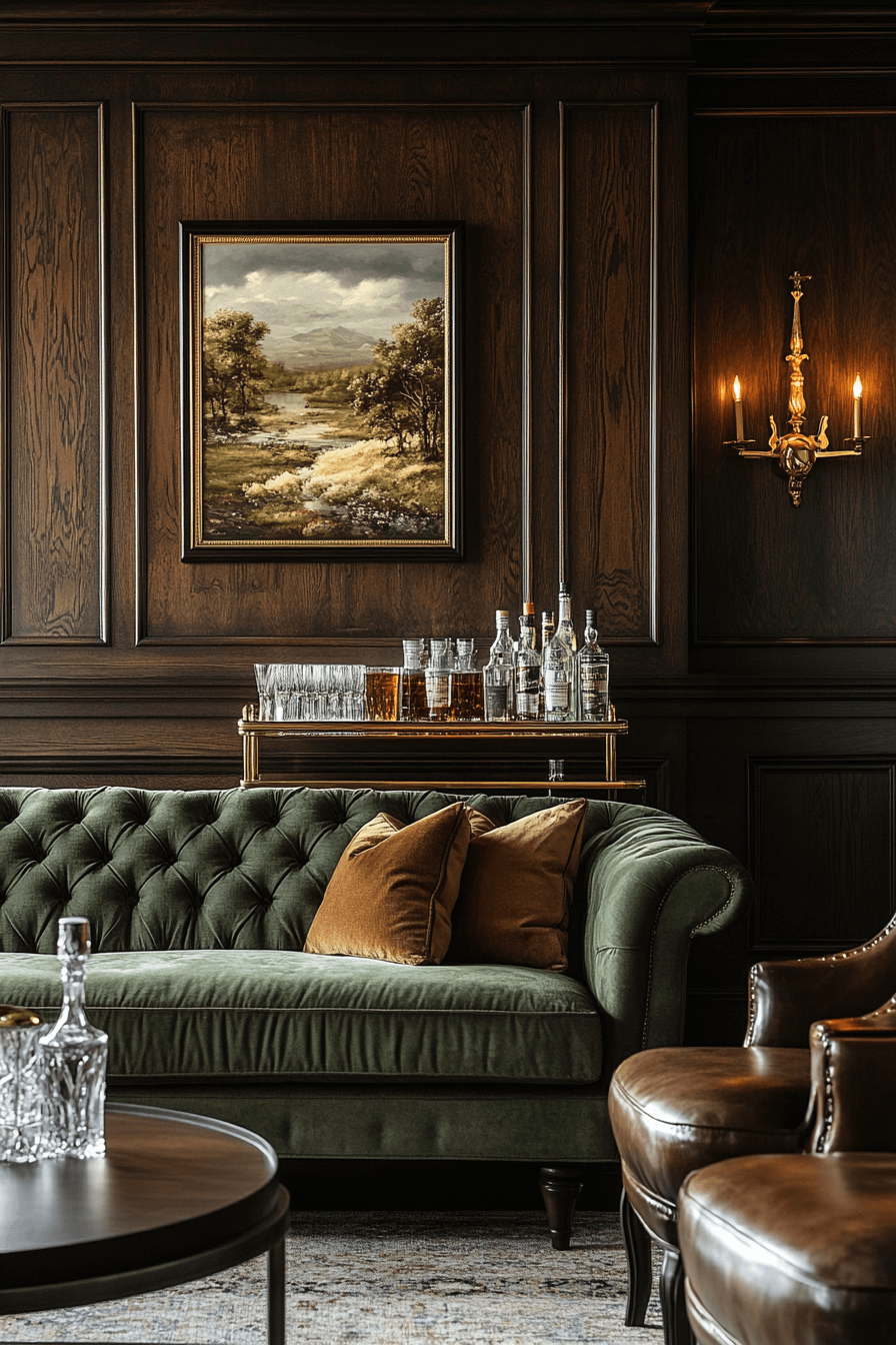 green couch living room ideas