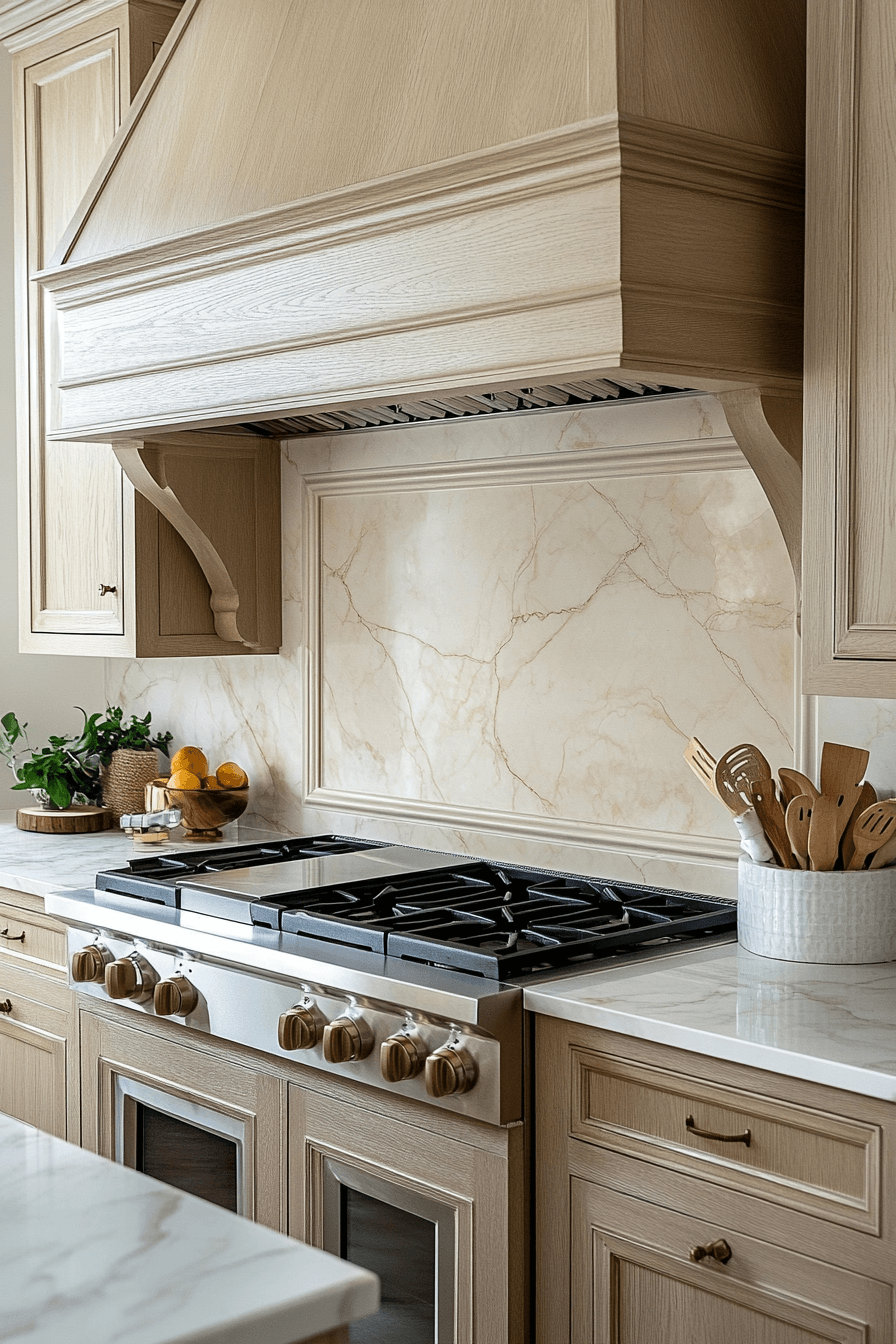 marble backsplash