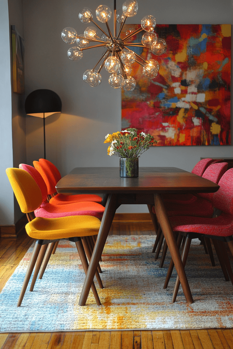 granny chic dining room