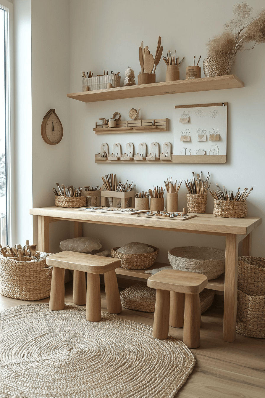japandi kids room