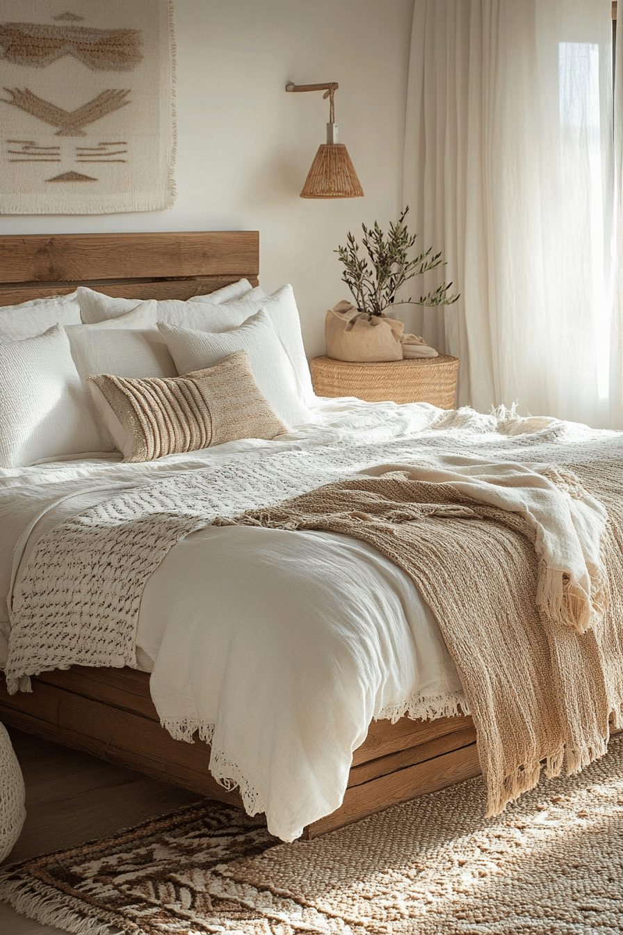 cozy boho bedroom