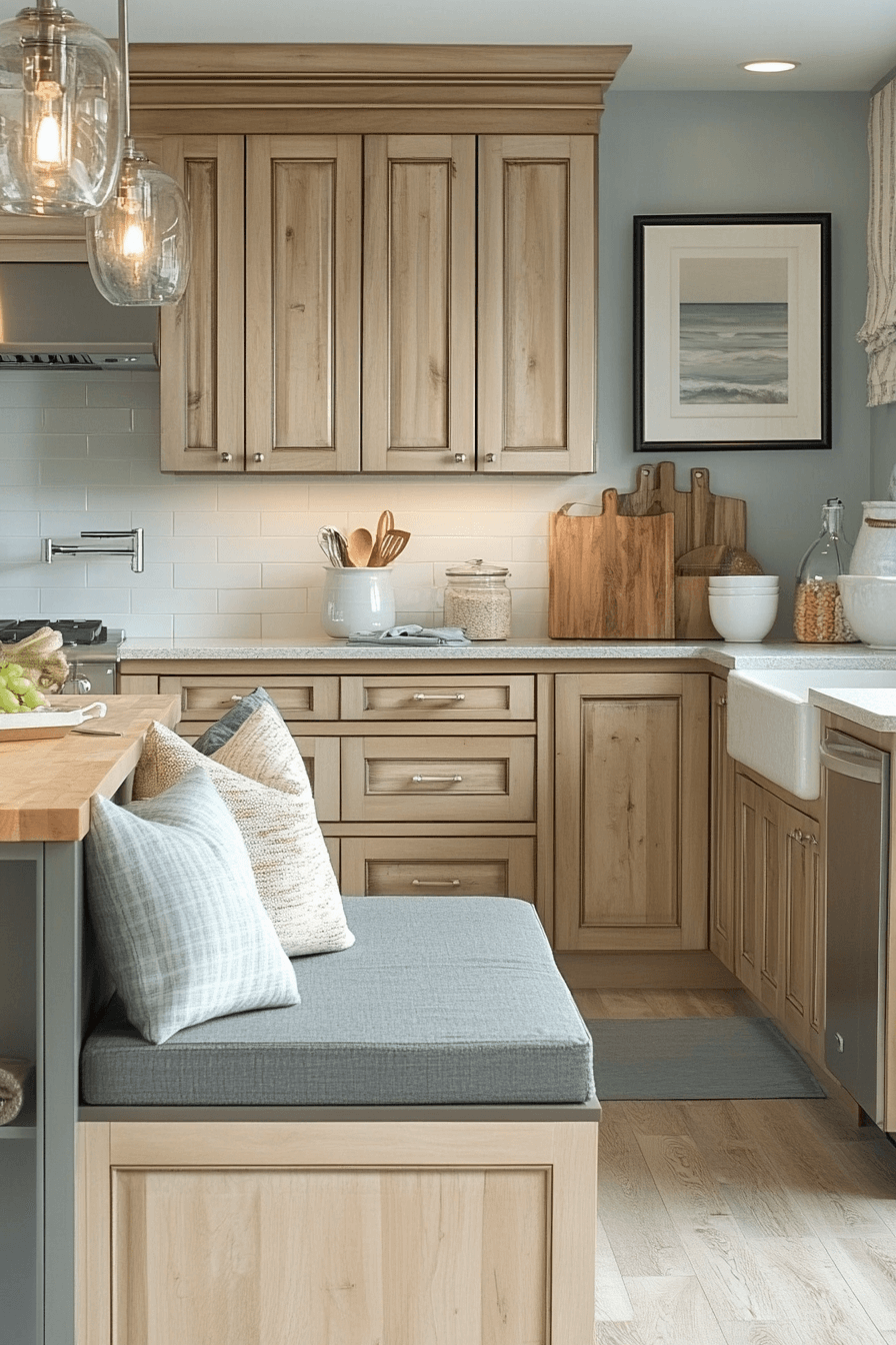 natural maple kitchen cabinets