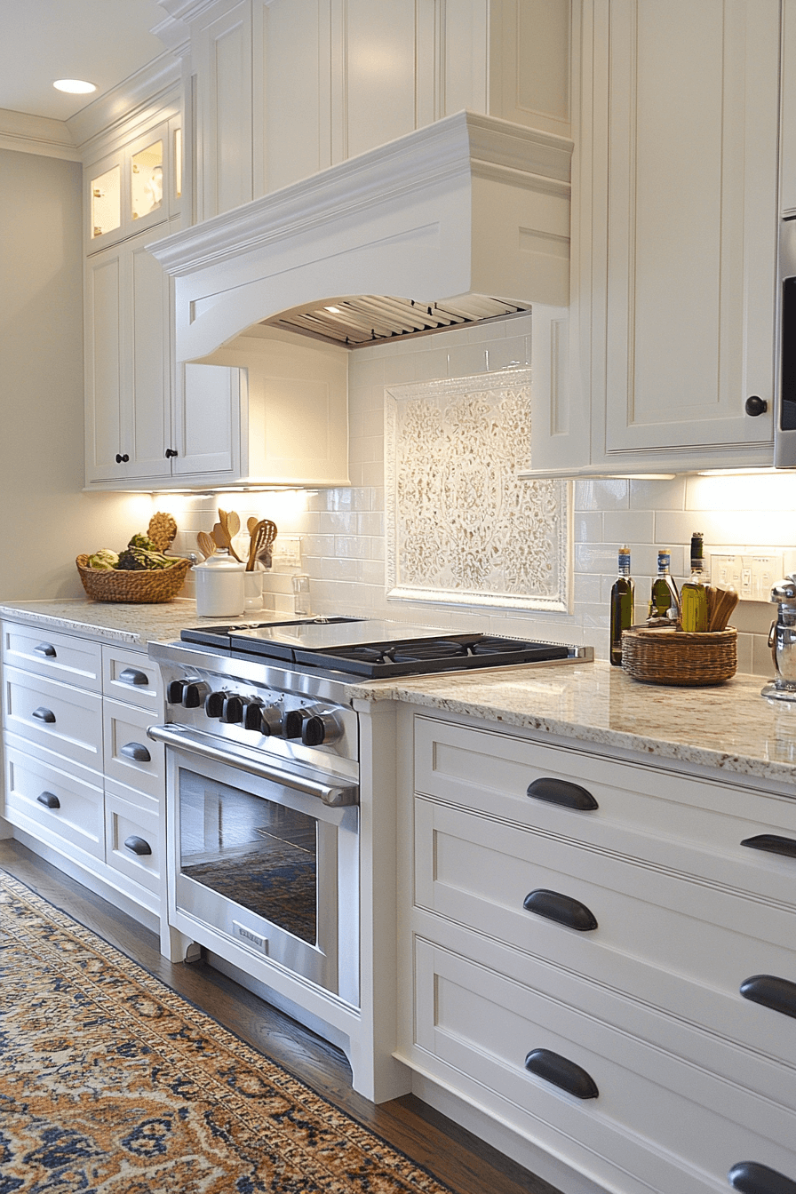 white shaker kitchen cabinets