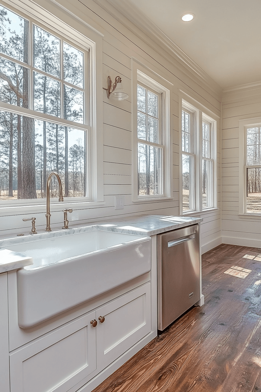 farmhouse backsplash