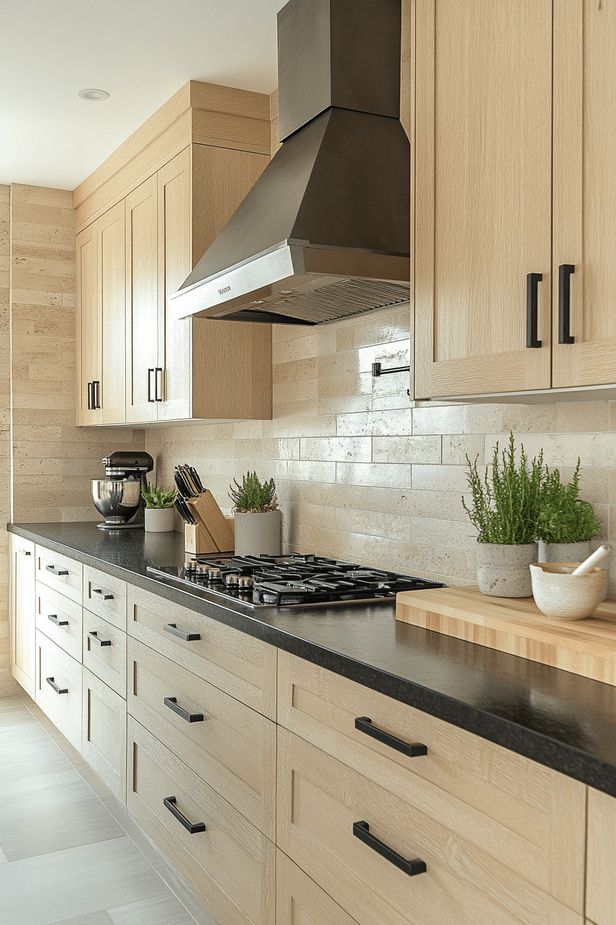 Light Brown Kitchen Cabinets