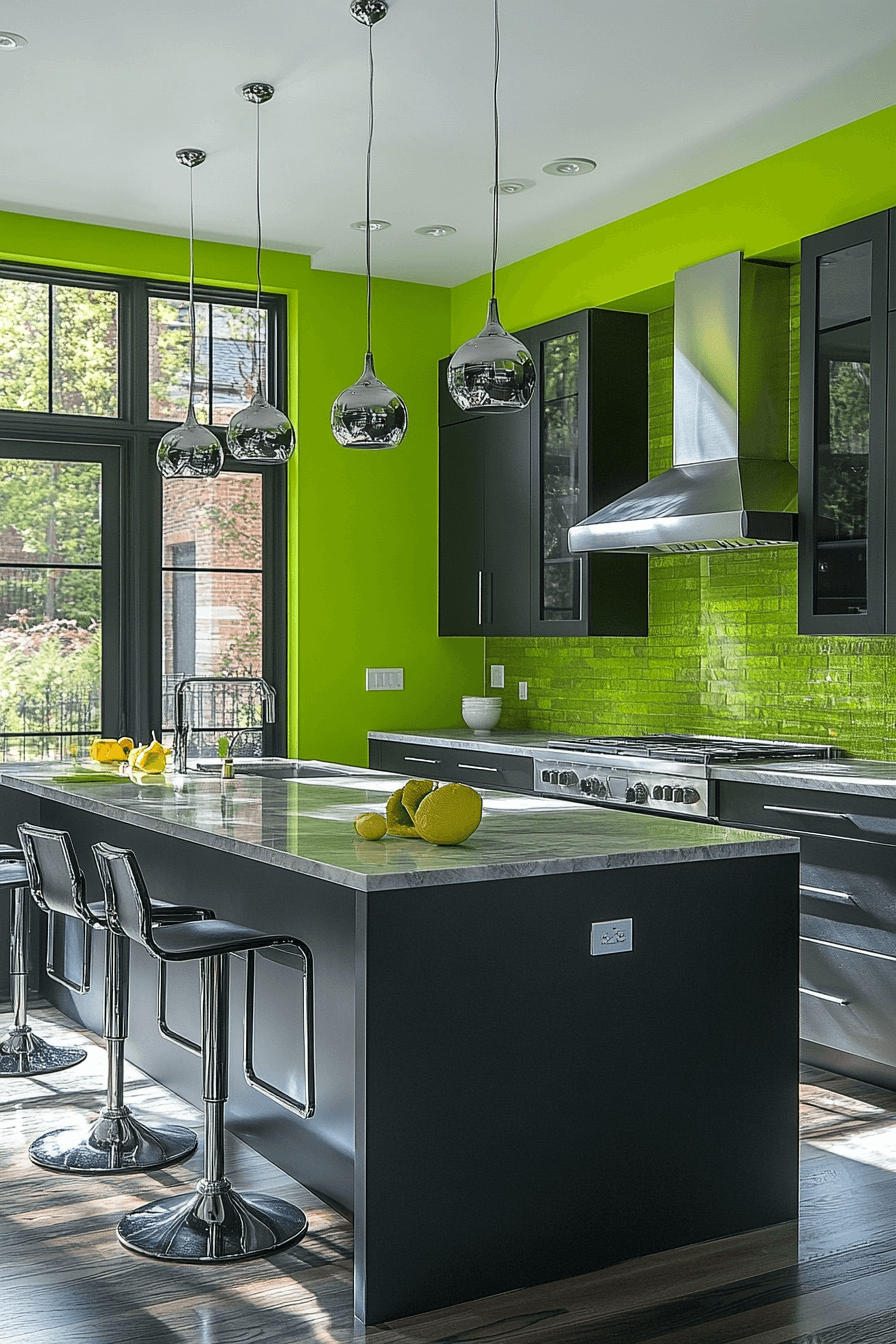 charcoal kitchen cabinets