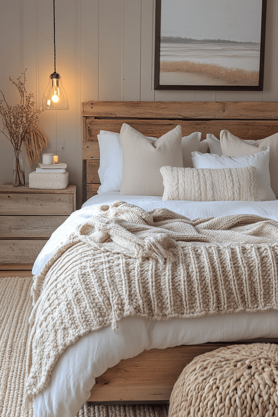 vintage farmhouse bedroom
