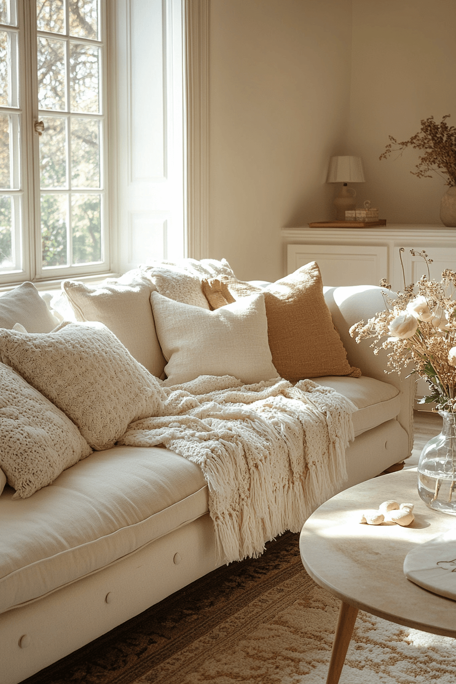 cozy vintage living room