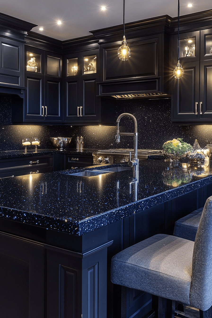 charcoal kitchen cabinets