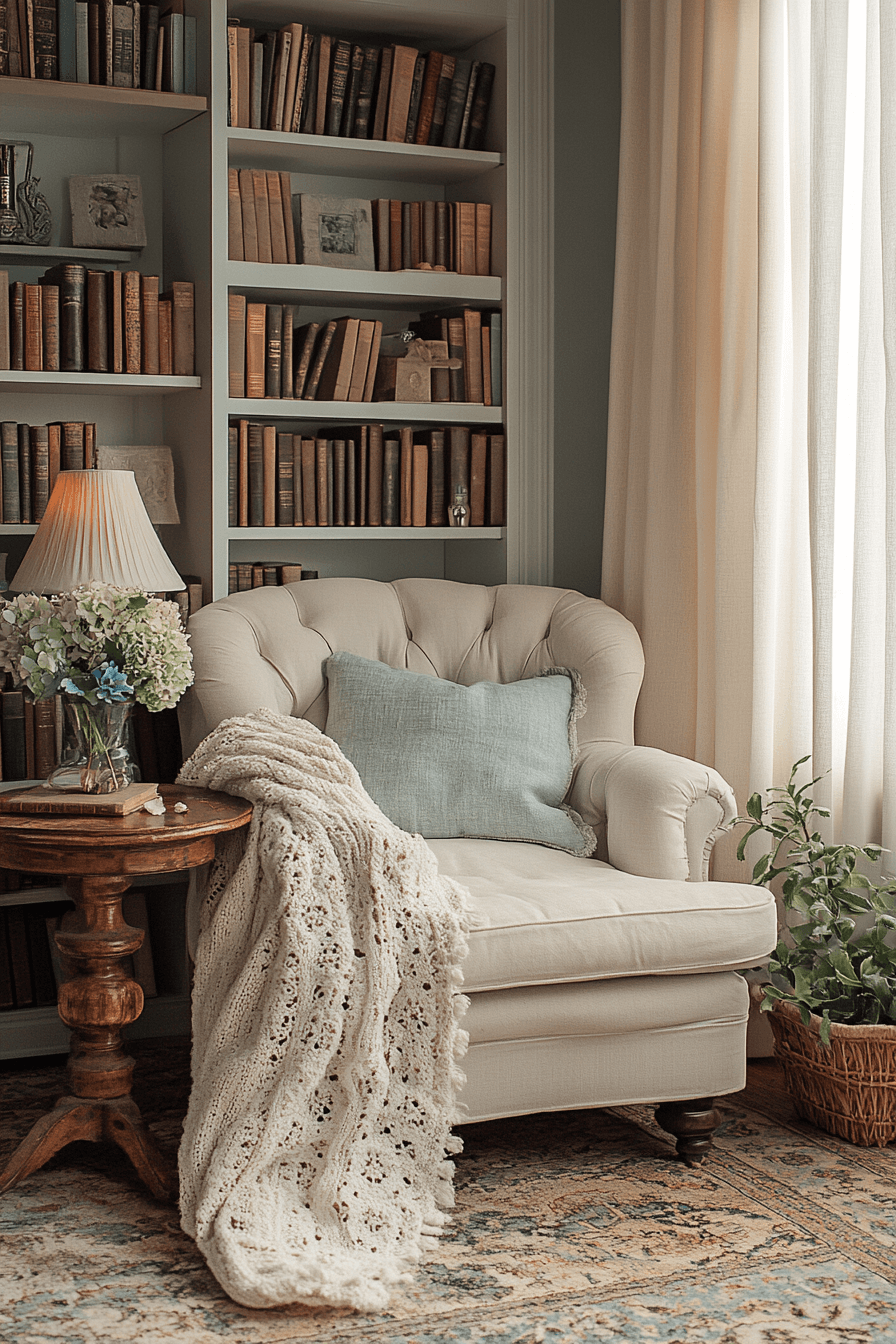 granny chic living room