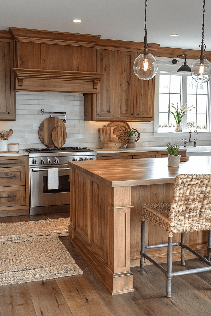 natural maple kitchen cabinets