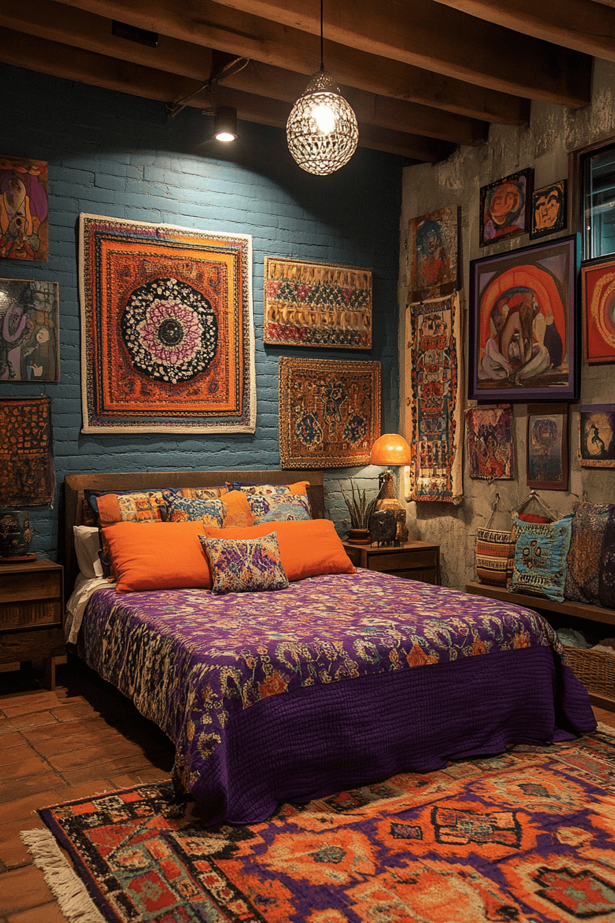 chambre boho chic