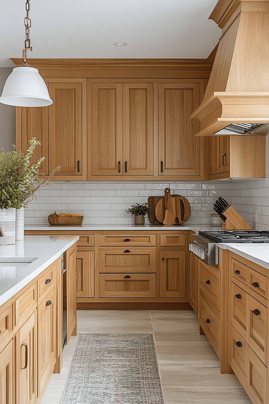 29 Natural Oak Kitchen Cabinets That Bring Warmth, Beauty, and Lasting Style 8 natural oak kitchen cabinets