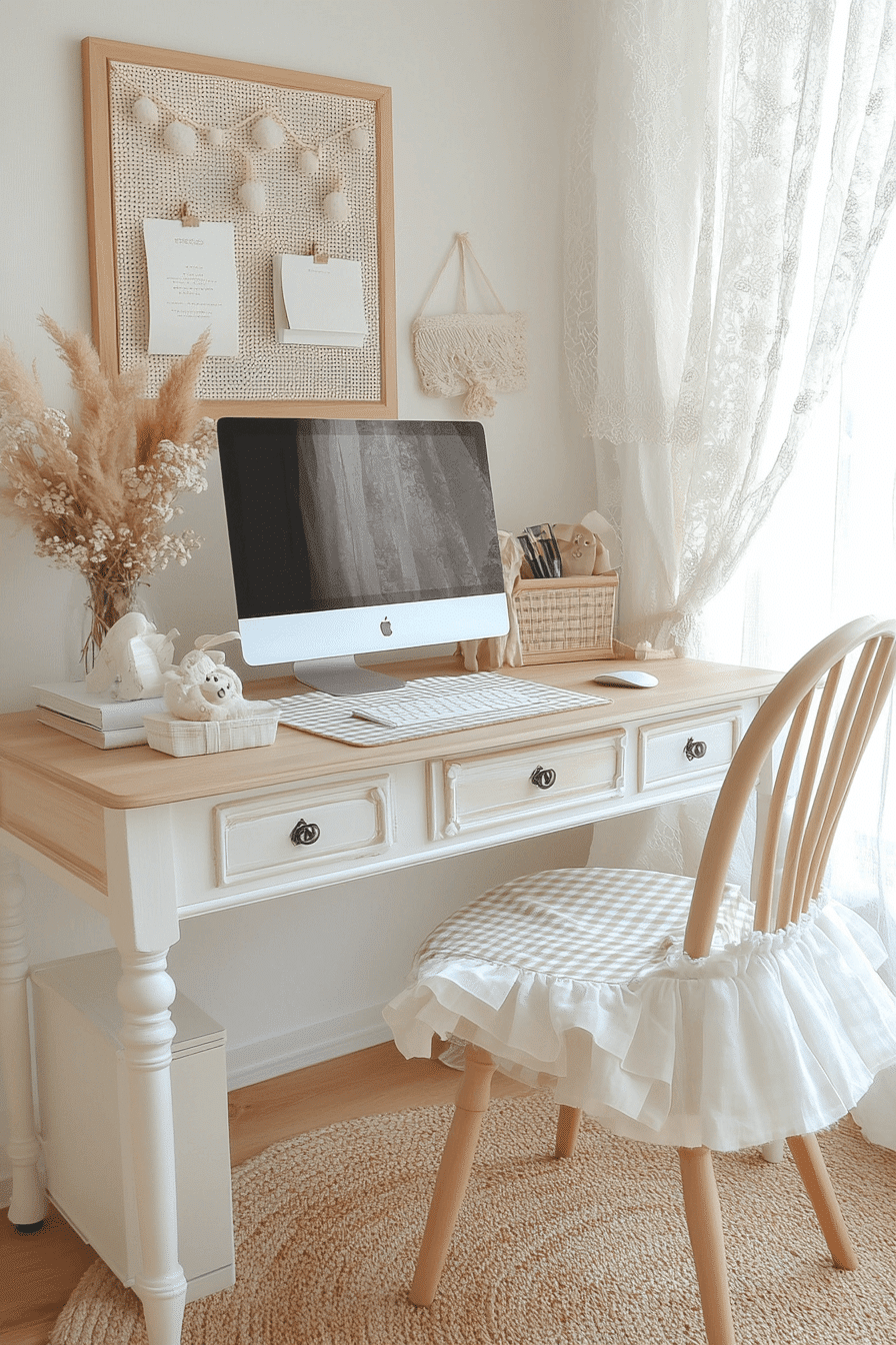 cottagecore office
