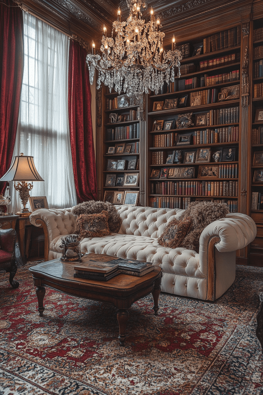granny chic living room