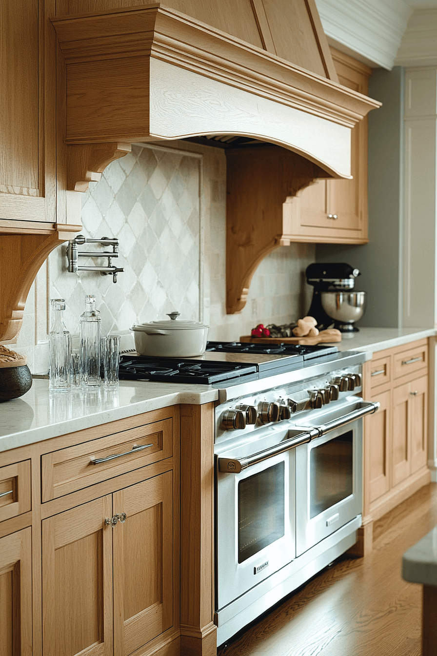 natural maple kitchen cabinets