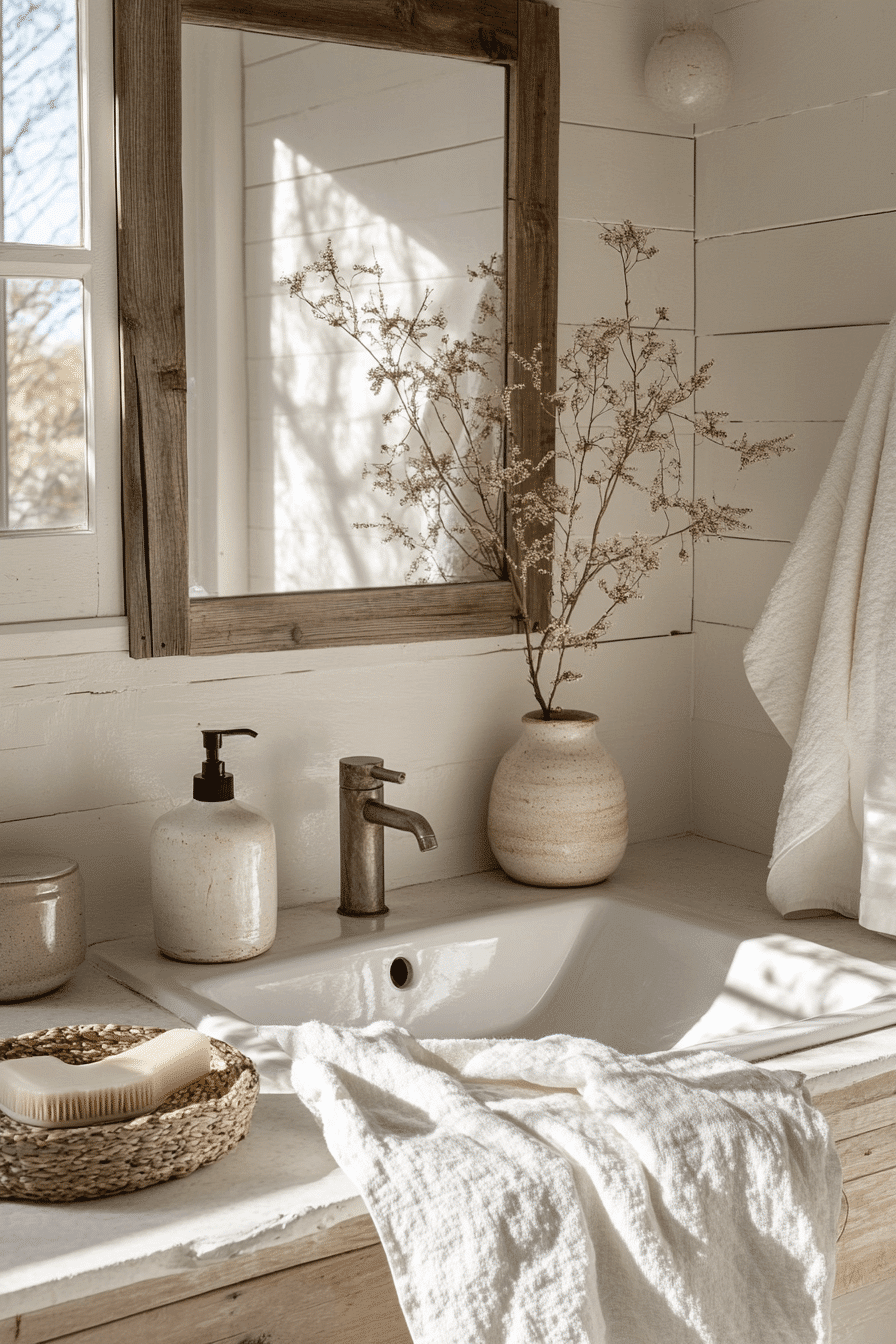 cottagecore bathroom