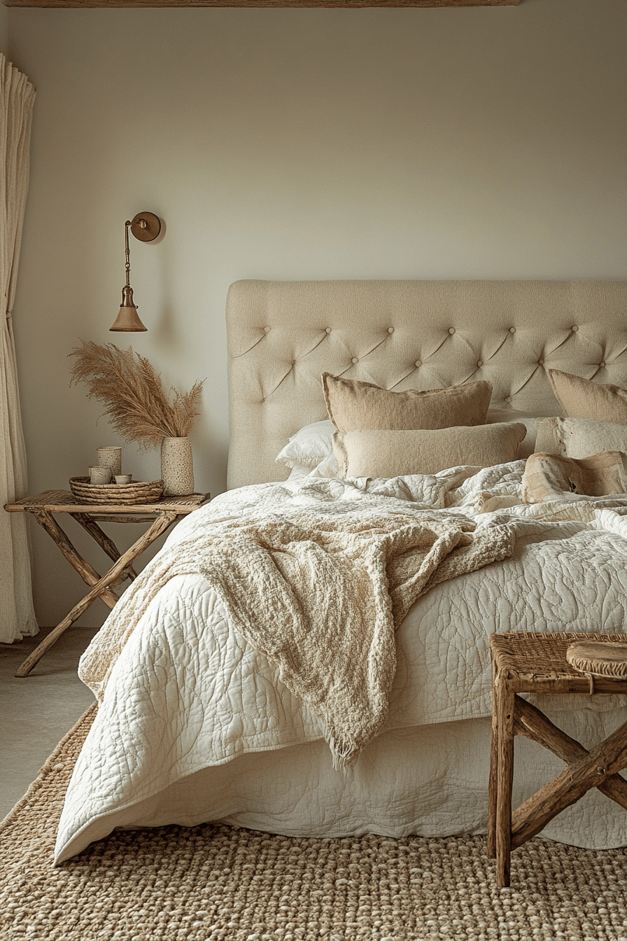 cozy vintage bedroom