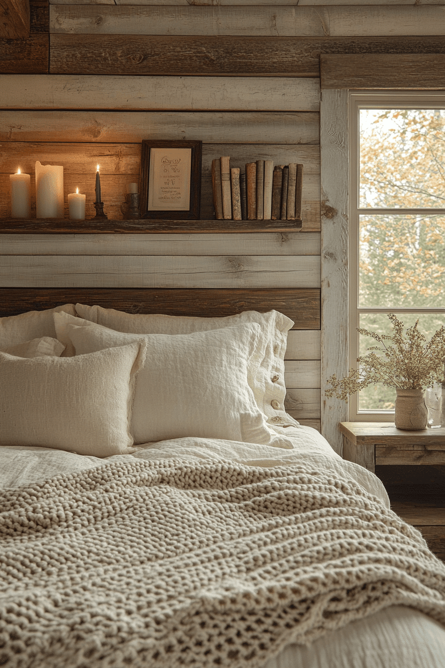 vintage farmhouse bedroom