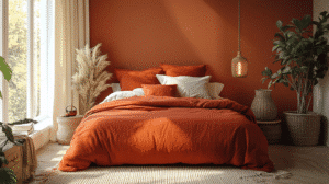 cozy earthy bedroom