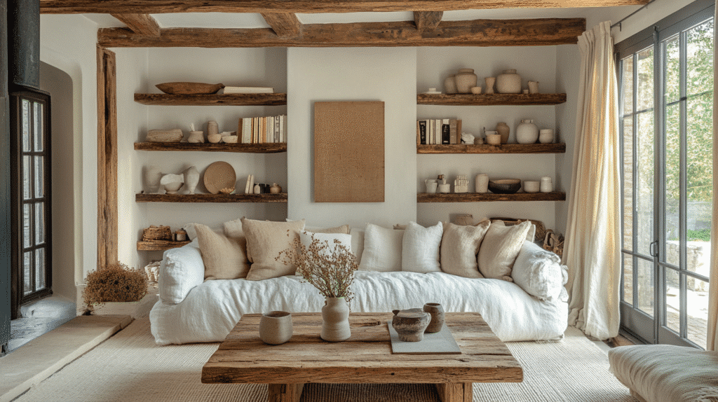 cozy vintage living room