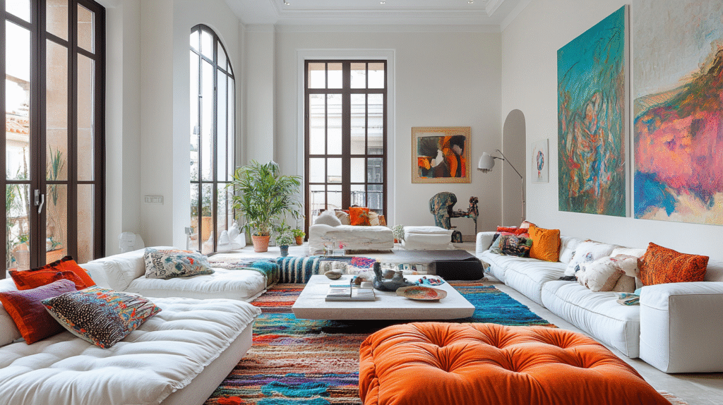 granny chic living room