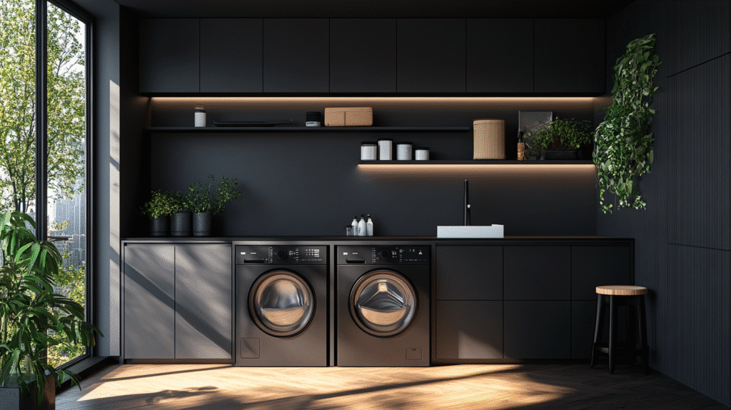moody laundry room