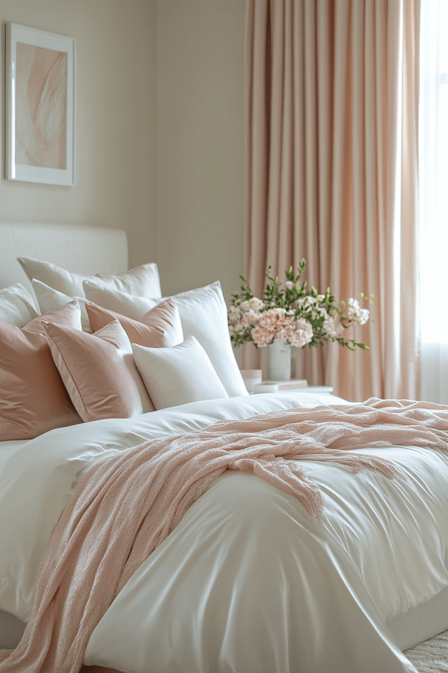 cozy feminine bedroom