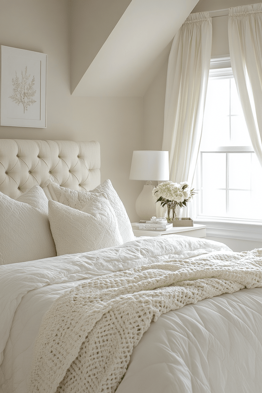 29 Cream And White Bedroom Ideas That Radiate Peace And Elegance ...