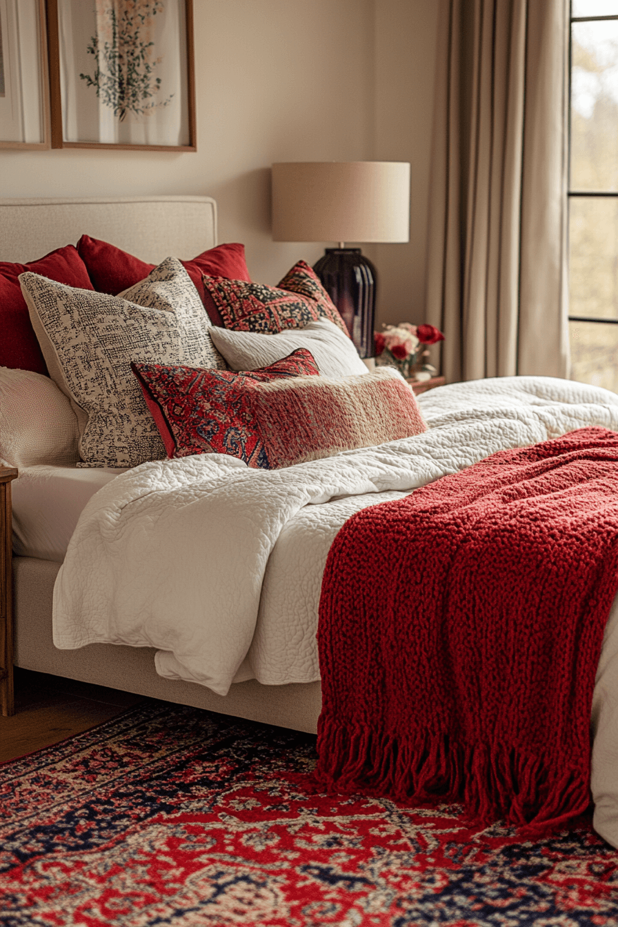 modern boho bedroom