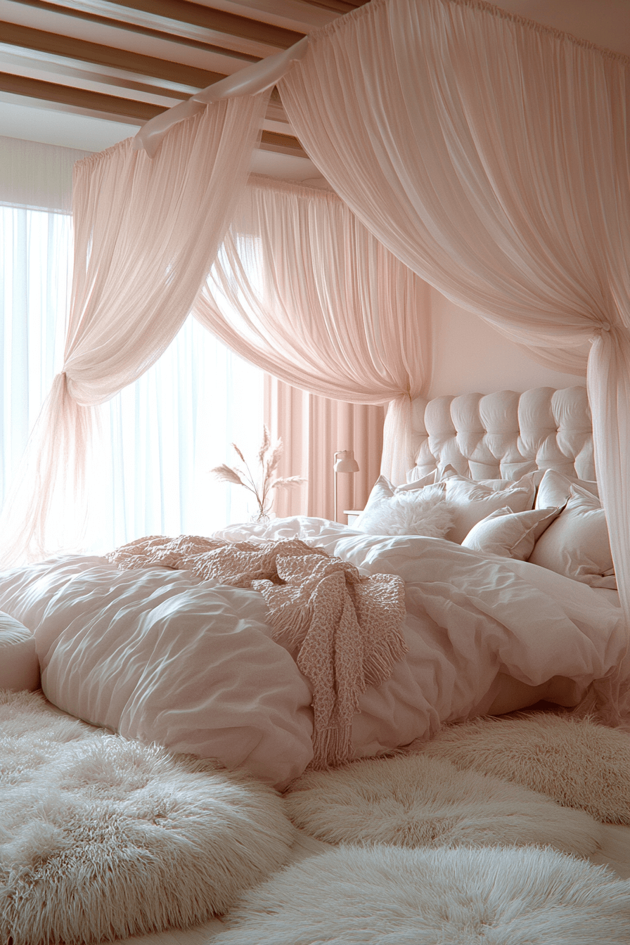 cozy feminine bedroom