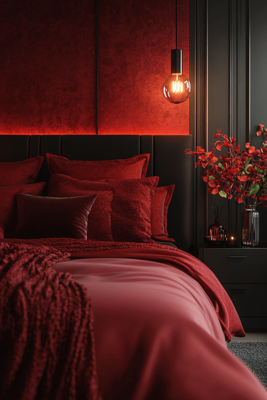 modern boho bedroom