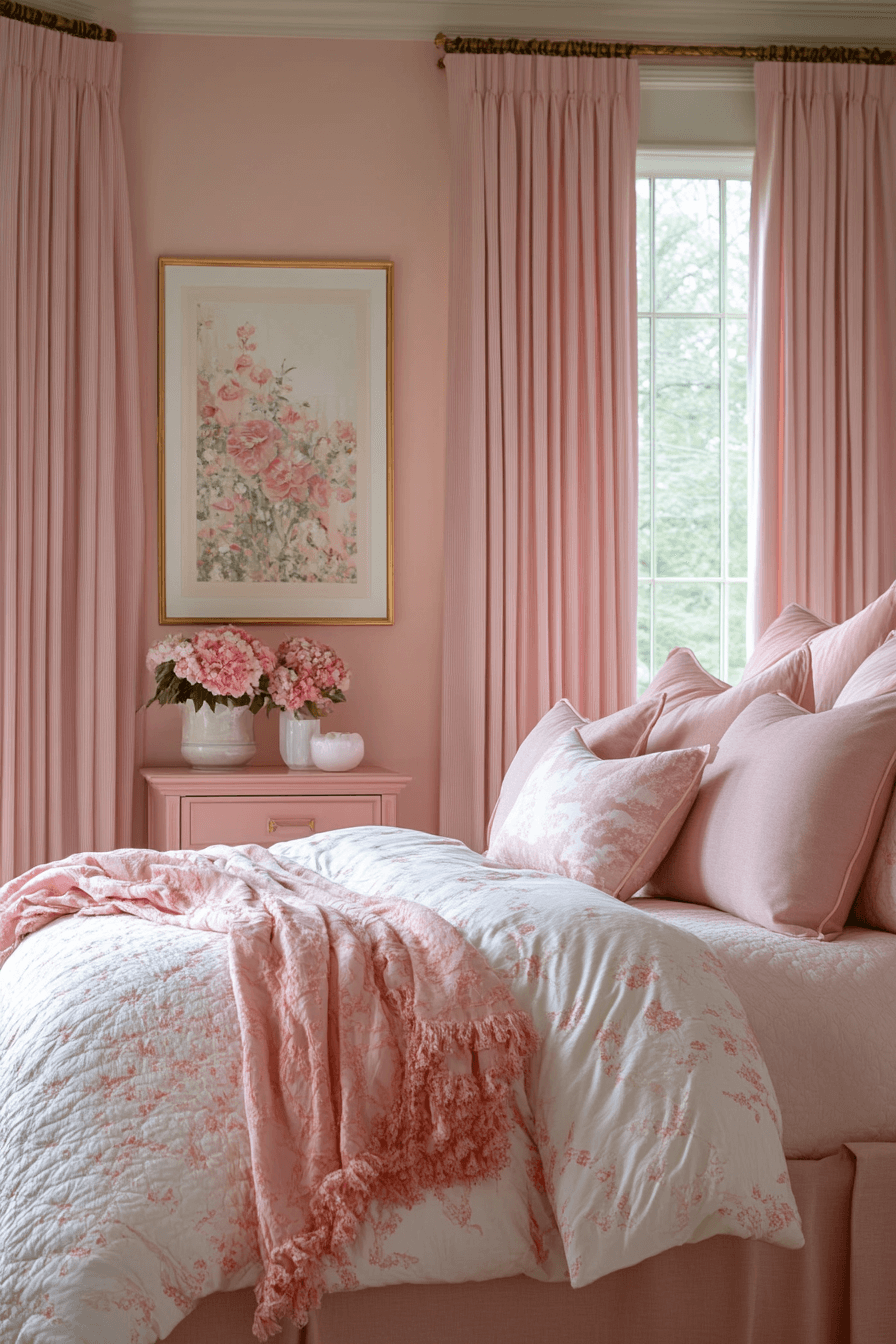cozy feminine bedroom