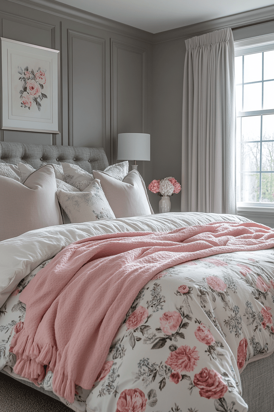 moody feminine bedroom