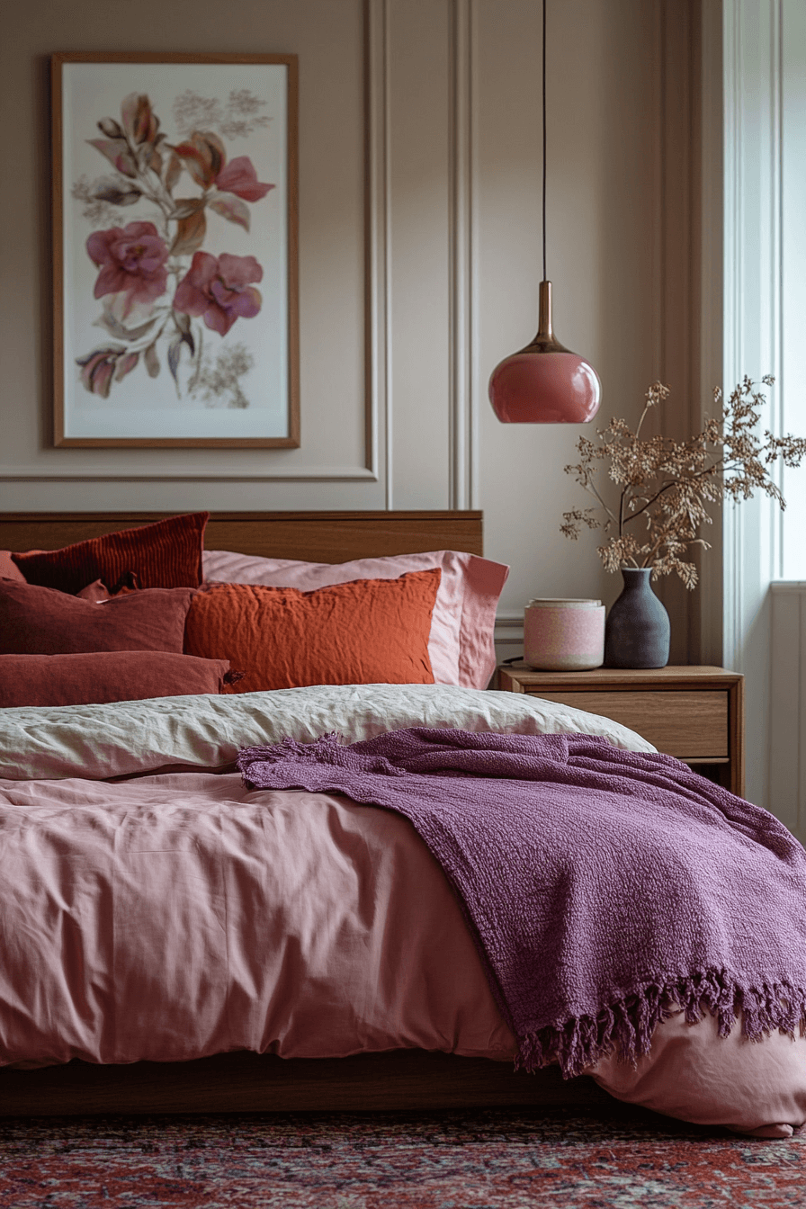 modern boho bedroom