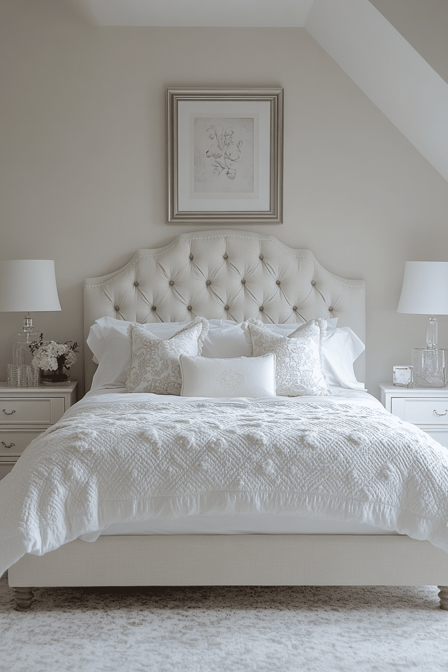 Cream And White Bedroom Ideasnull