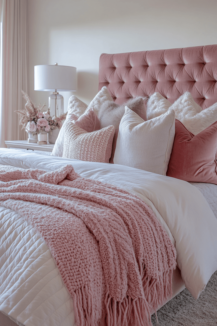 cozy feminine bedroom