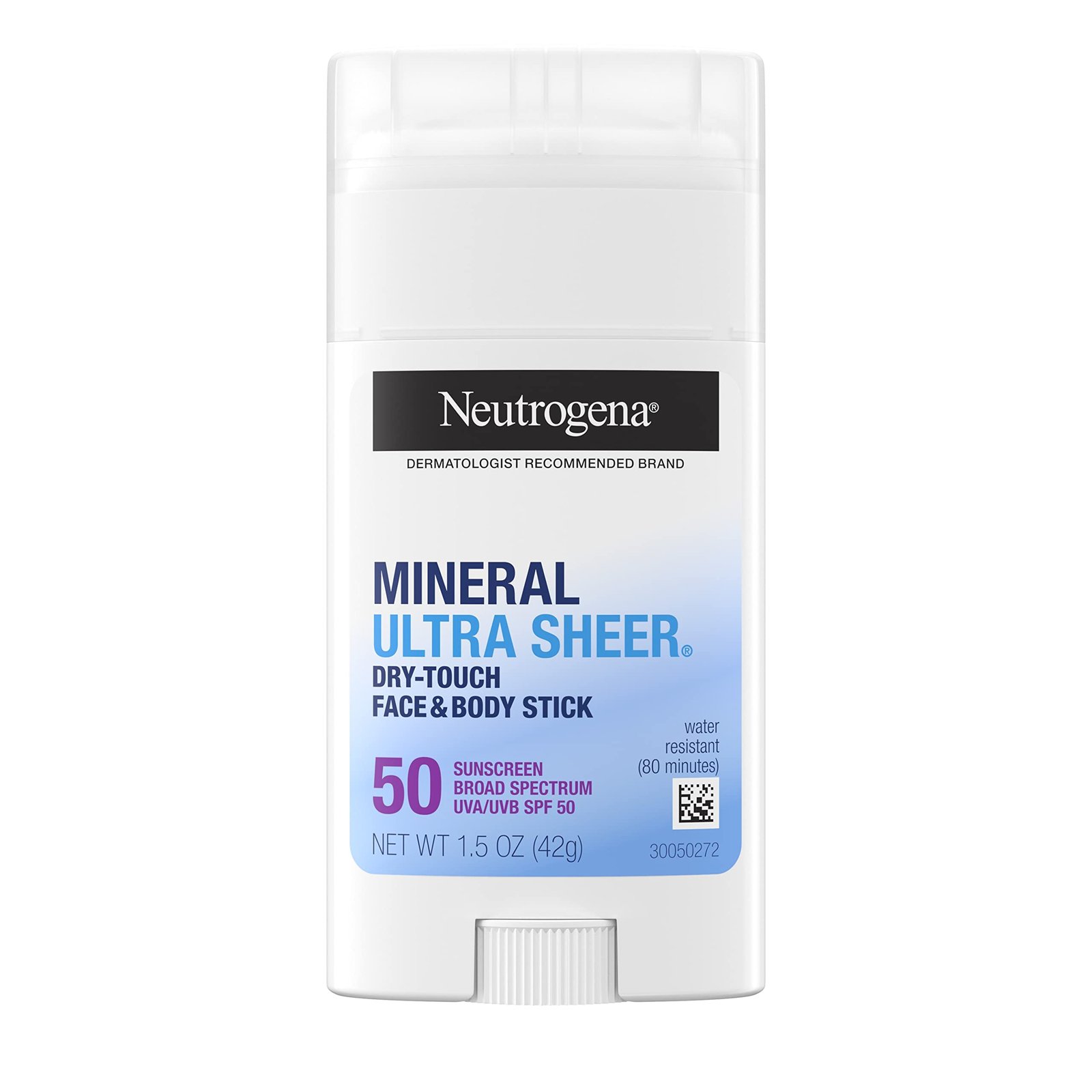 Neutrogena Ultra Sheer Mineral Face & Body Stick, SPF 50