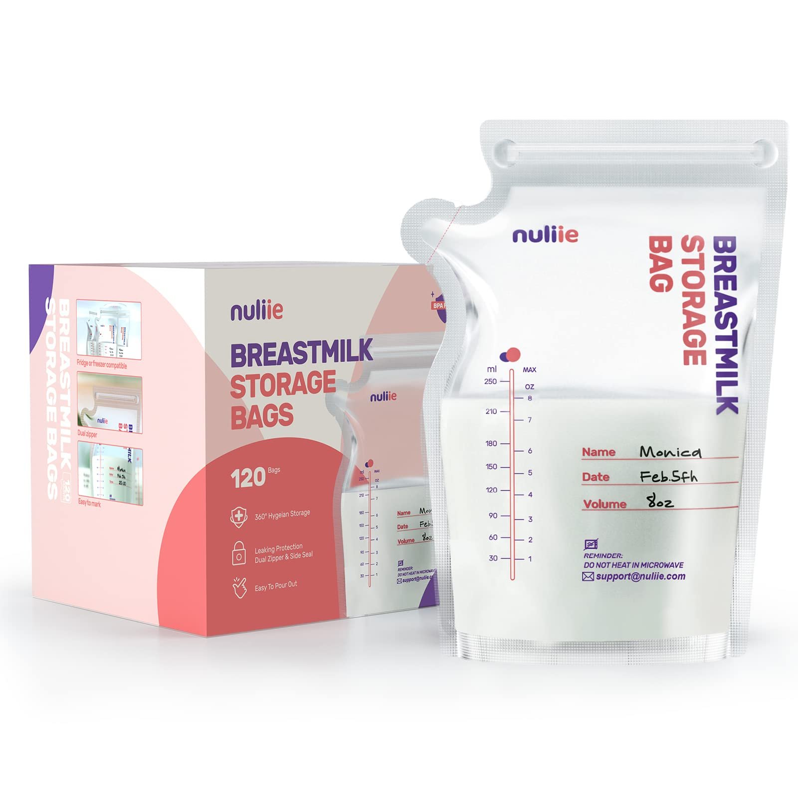 Nuliie Breastmilk Storage Bags