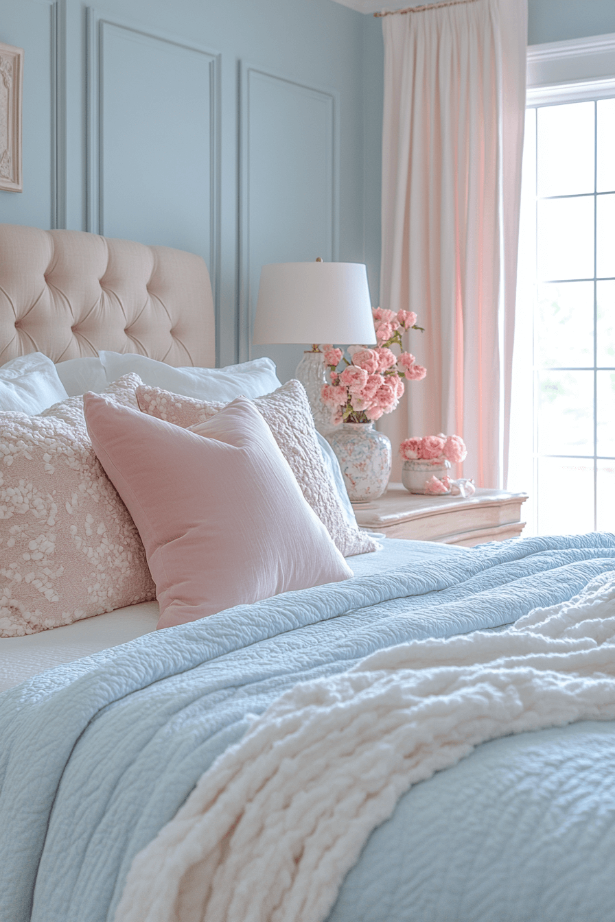 cozy feminine bedroom