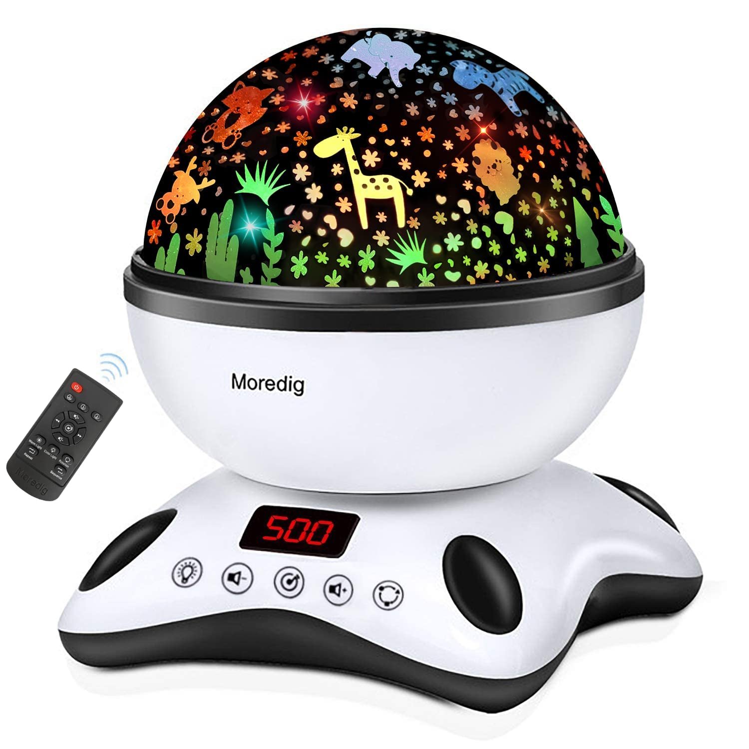 Moredig Baby Night Light Projector