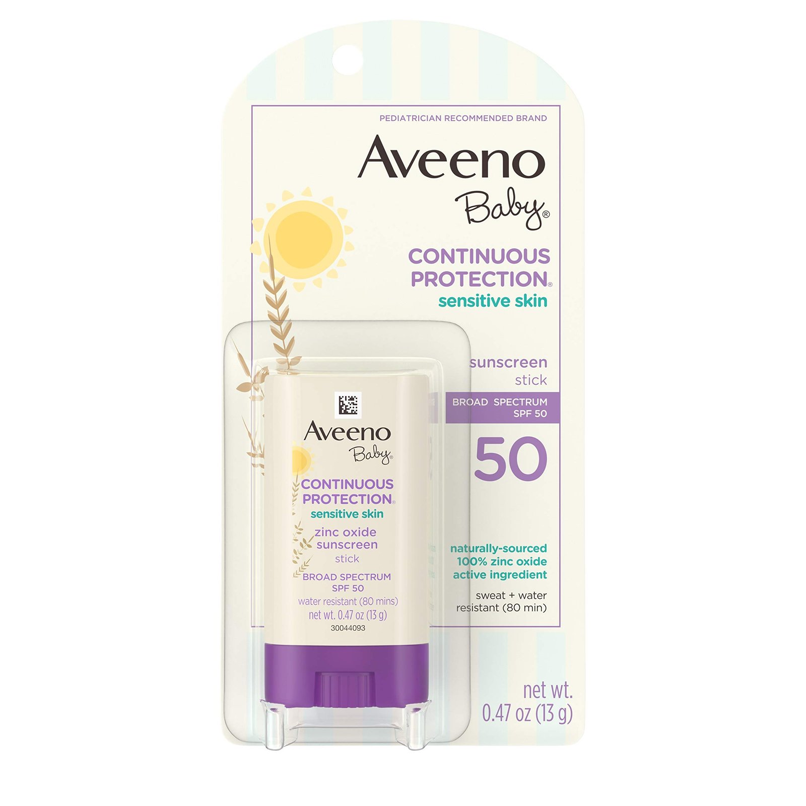 Aveeno Baby Continuous Protection Mineral Sunscreen Stick